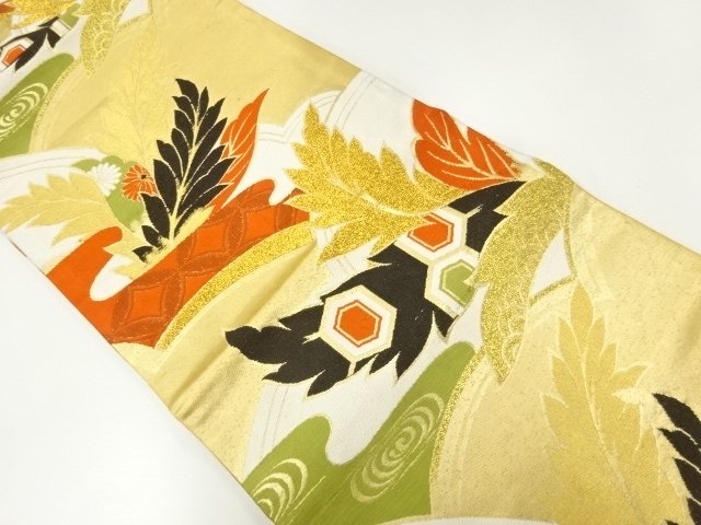 Japanese Kimono / Antique / Nagoya Obi Silk